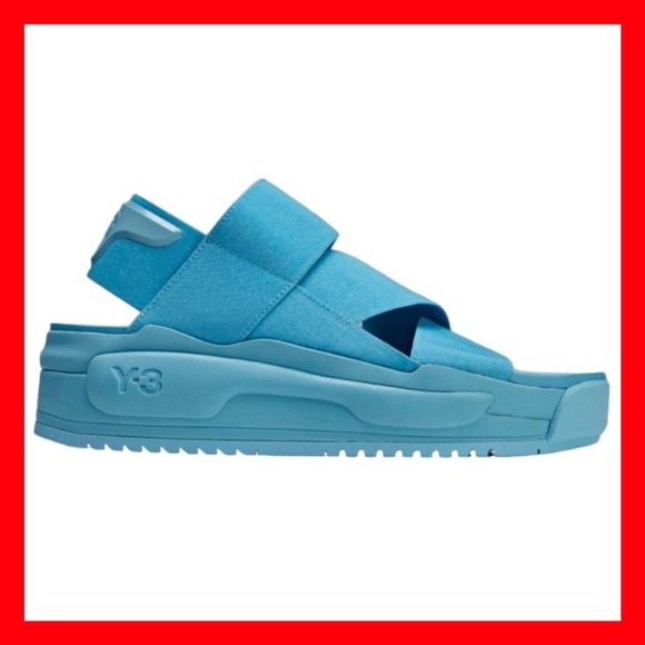 Adidas Y-3 Yamamoto Rivalry Sandals Shoes Teal Blue Men\'s Size 12.5 ID4455 main image 8